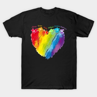 Always Unique Puzzle Heart  Autism Awareness T-Shirt